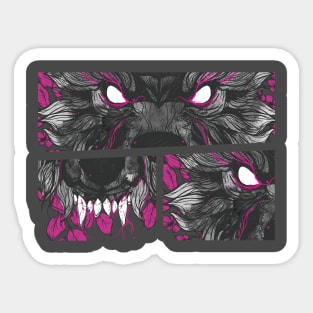 Big Bad Wolf Comic Sticker